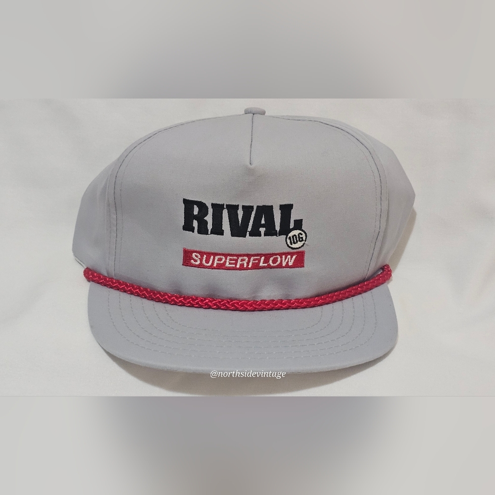 Tory Burch Gray Cap with Red Detail